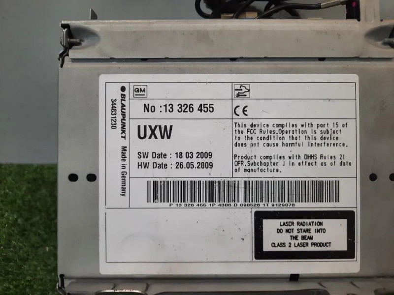 Unità Autoradio 13326455 Chevrolet Cruze 2011