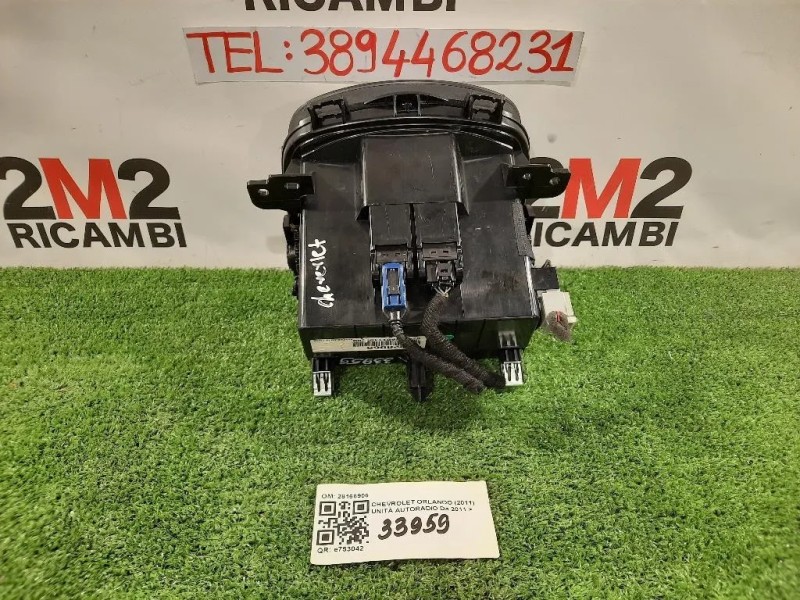 Unità Autoradio 28166906 Chevrolet Orlando 2011