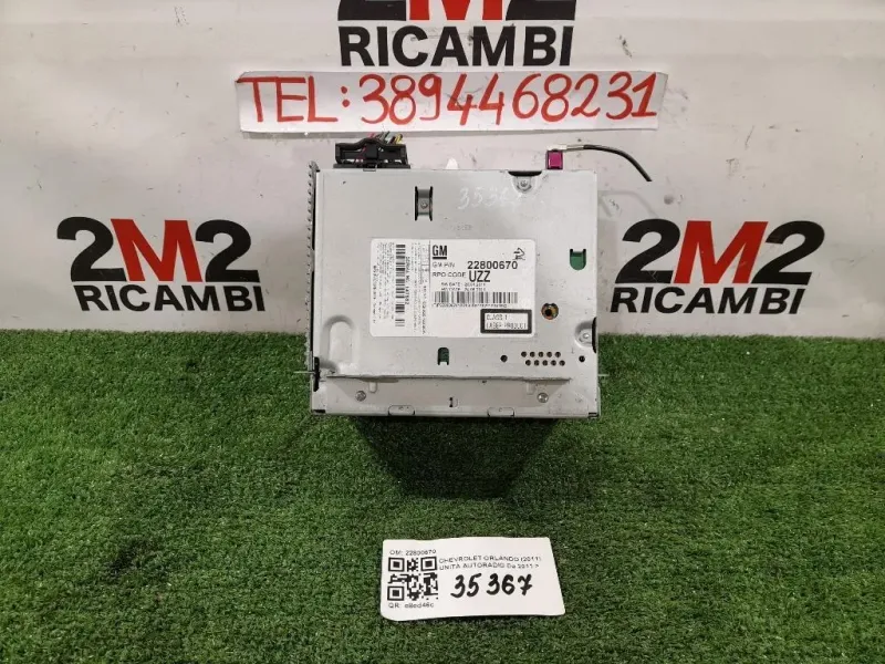 Unità Autoradio 22800670 Chevrolet Orlando 2011