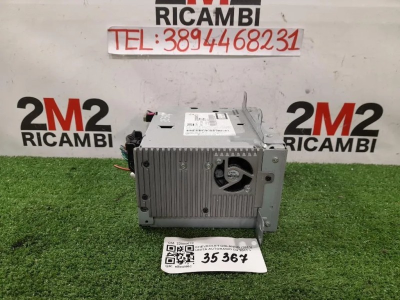 Unità Autoradio 22800670 Chevrolet Orlando 2011