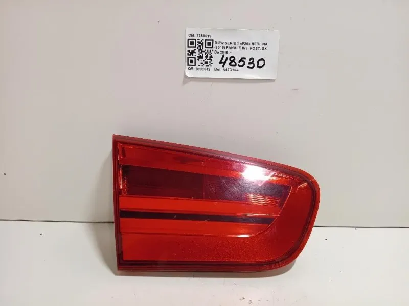 Fanale INT POST SX 7359019 Bmw Serie 1 F20 Berlina 2015