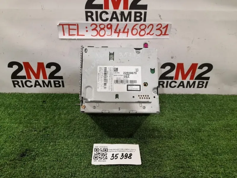 Unità Autoradio 22800670 Chevrolet Orlando 2011