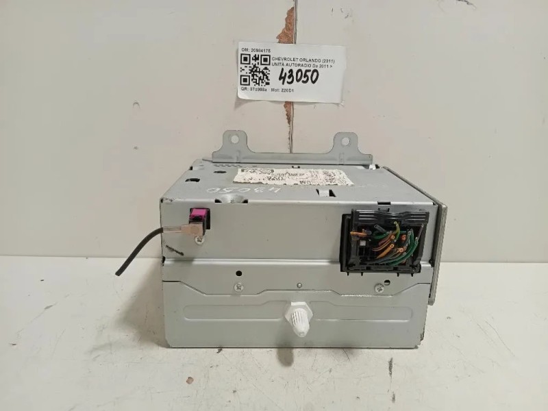 Unità Autoradio 20984175 Chevrolet Orlando 2011