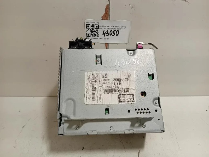Unità Autoradio 20984175 Chevrolet Orlando 2011