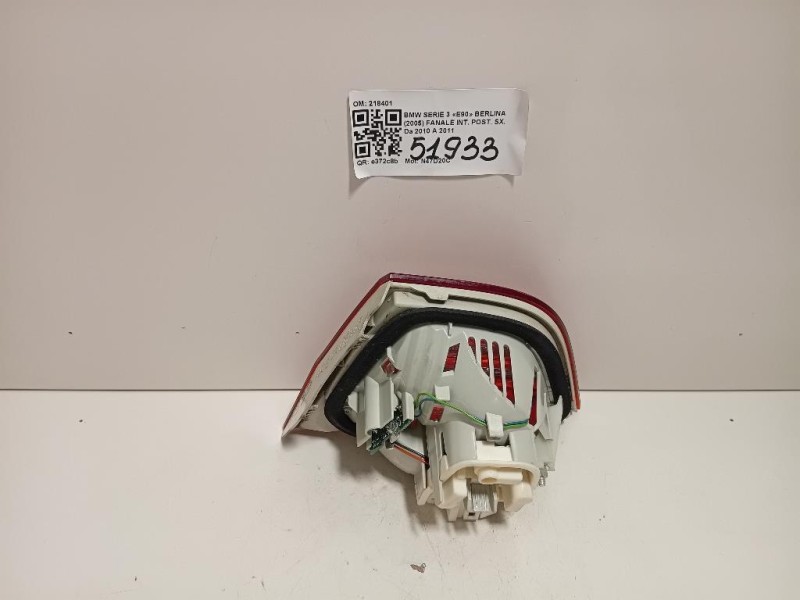 Fanale INT POST SX 218401 Bmw Serie 3 E90 Berlina 2005