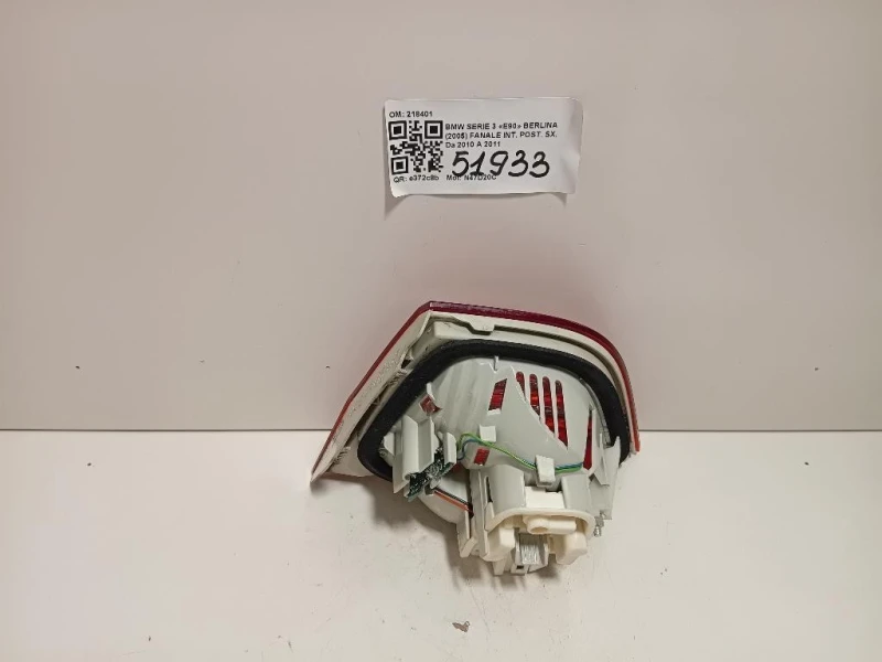 Fanale INT POST SX 218401 Bmw Serie 3 E90 Berlina 2005