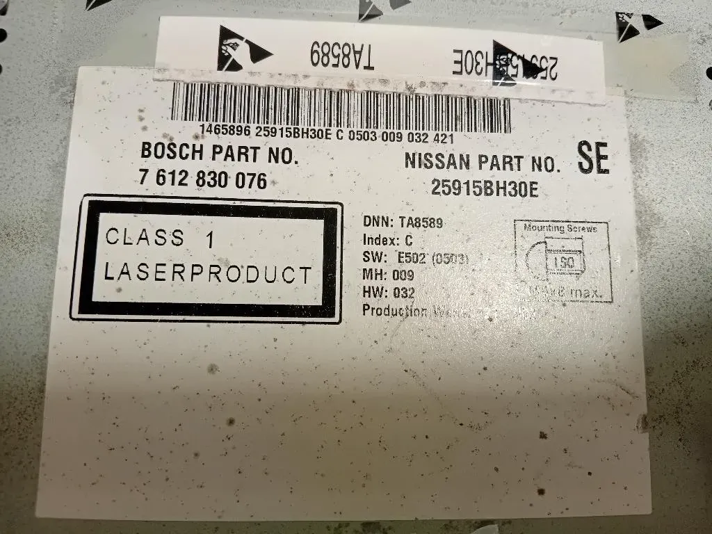 Unità Autoradio 7612830076 NAVIGATORE Chevrolet Orlando 2011