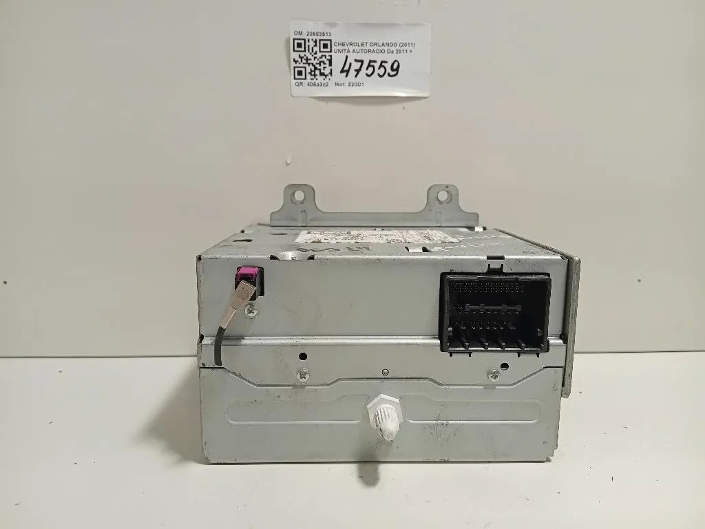 Unità Autoradio 20983513 Chevrolet Orlando 2011