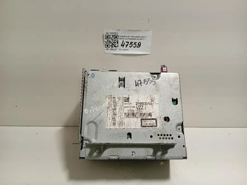 Unità Autoradio 20983513 Chevrolet Orlando 2011