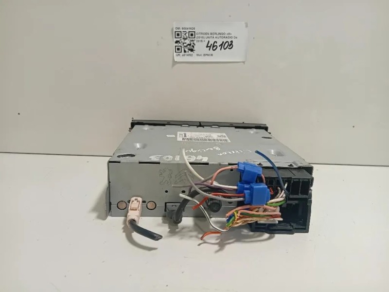 Unità Autoradio 98041626 Citroen Berlingo III 2015