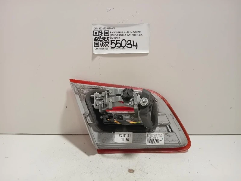 Fanale INT POST SX 6321725278005 Bmw Serie 3 E92 Coupe 2007