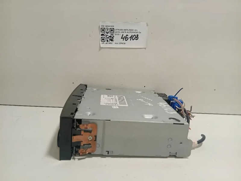 Unità Autoradio 98041626 Citroen Berlingo III 2015