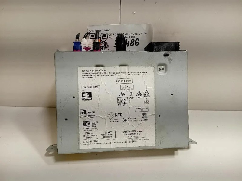 Unità Autoradio 9828709480 Citroen C3 III 2016