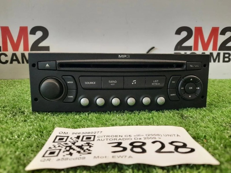 Unità Autoradio 9663080277 Citroen C5 III 2008