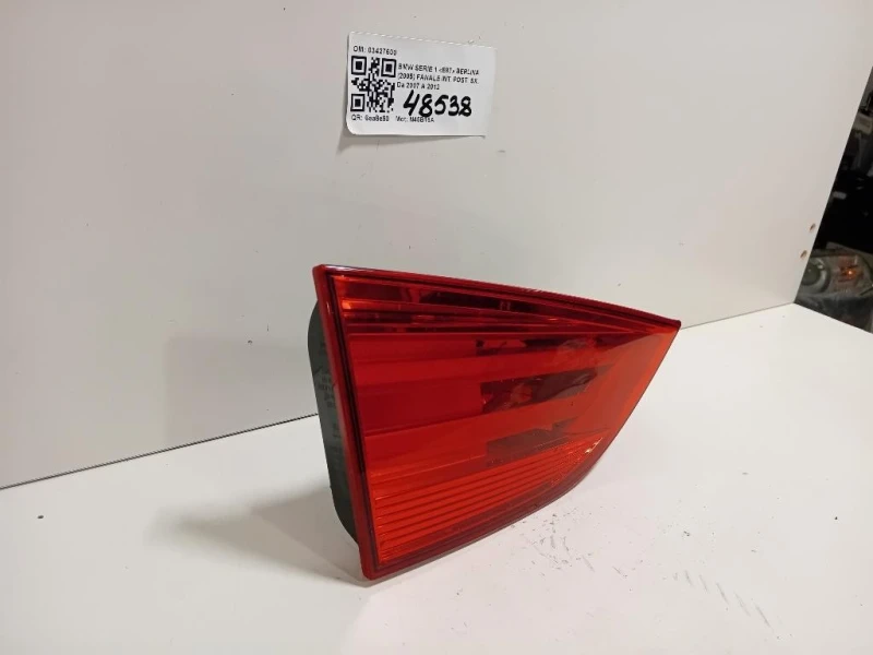 Fanale INT POST SX 03427600 Bmw X1 E84 2010