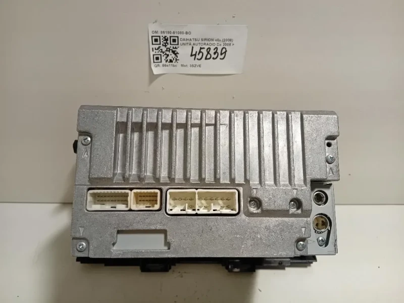 Unità Autoradio 86180-81080-BO Daihatsu Materia 2007