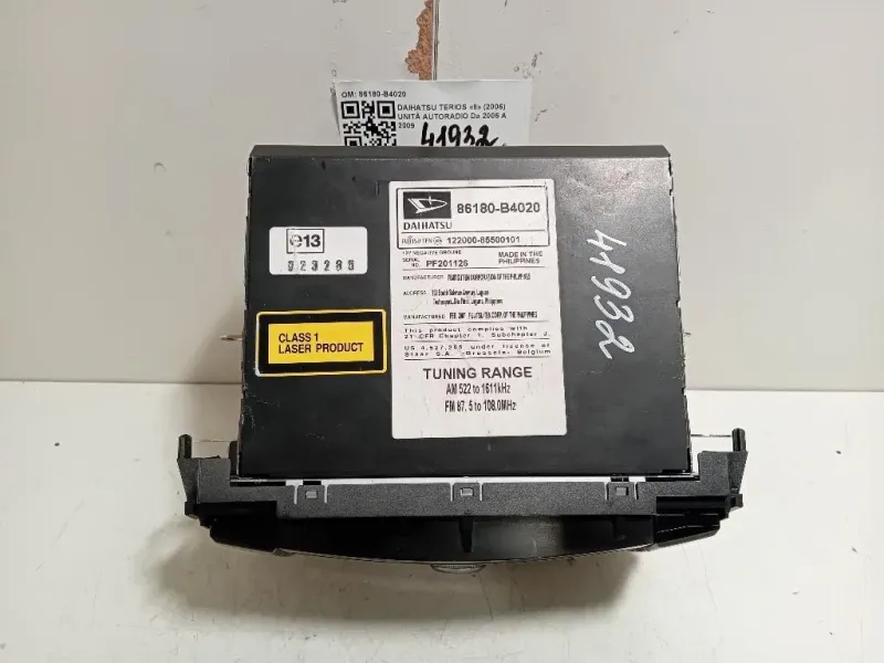 Unità Autoradio 86180-B4020 Daihatsu Terios II 2006