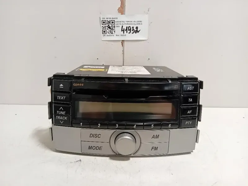 Unità Autoradio 86180-B4020 Daihatsu Terios II 2006