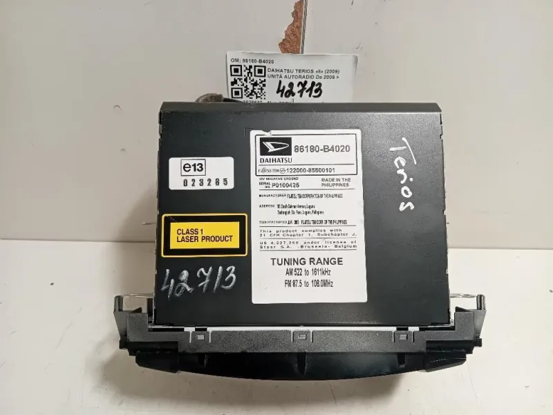 Unità Autoradio 86180-B4020 Daihatsu Terios II 2009