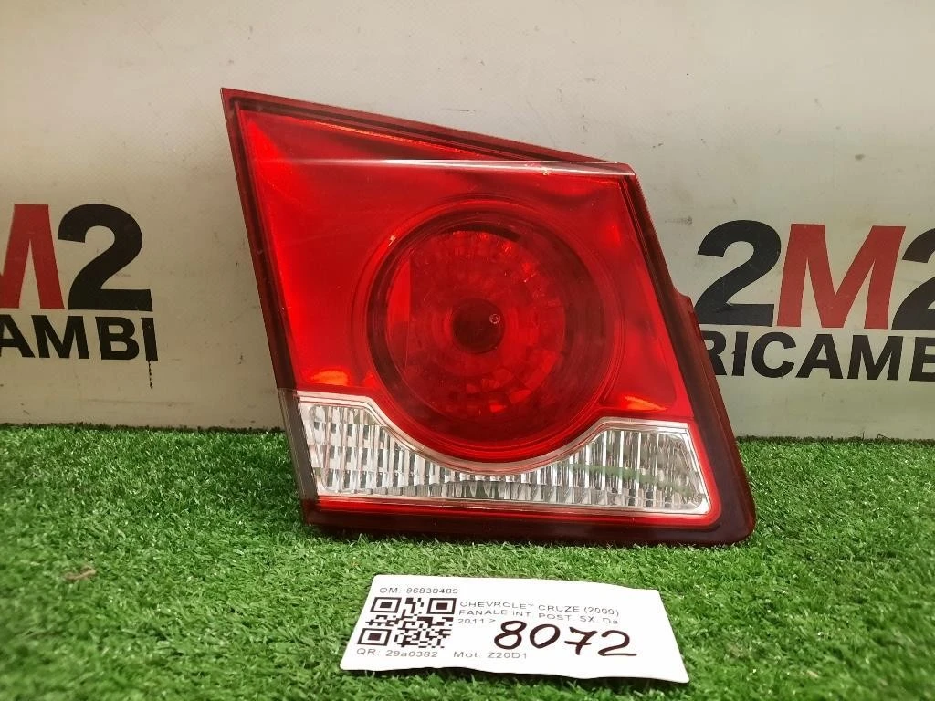 Fanale INT POST SX 96830489 Chevrolet Cruze 2009