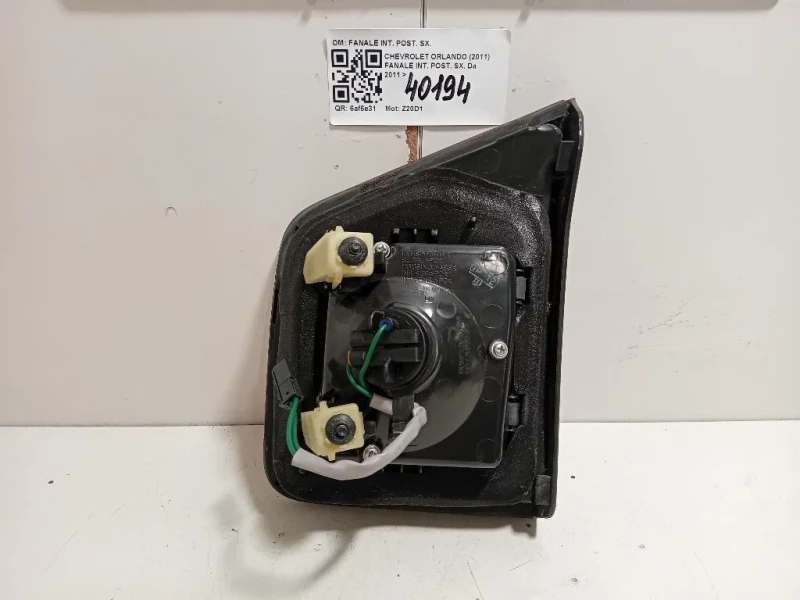 Fanale INT POST SX FANALE INT POST SX Chevrolet Orlando 2011