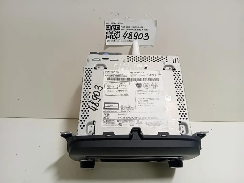 Unità Autoradio 07356230290 Fiat 500L 2013