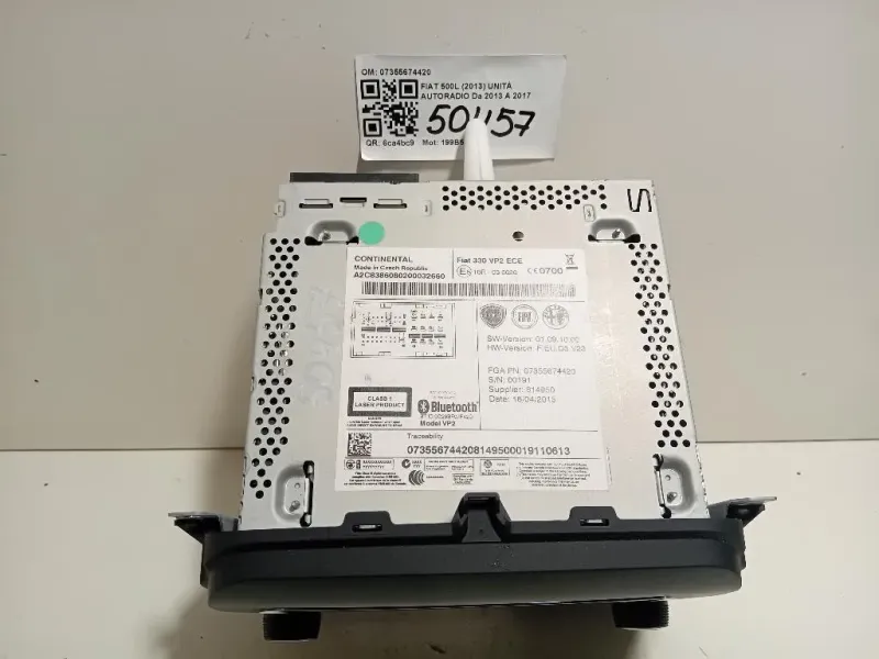 Unità Autoradio 07355674420 Fiat 500L 2013