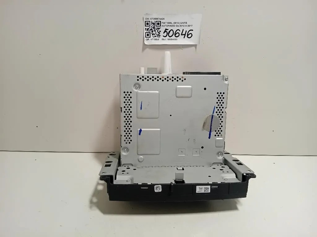 Unità Autoradio 07355674420 Fiat 500L 2013