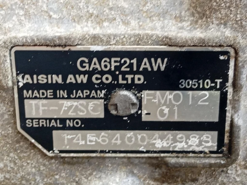 Cambio GA6F21AW 6 MARCE AUTOMATICO Mini MINI Cooper F55 2014