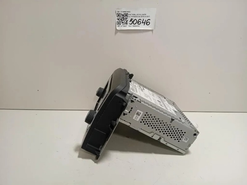 Unità Autoradio 07355674420 Fiat 500L 2013