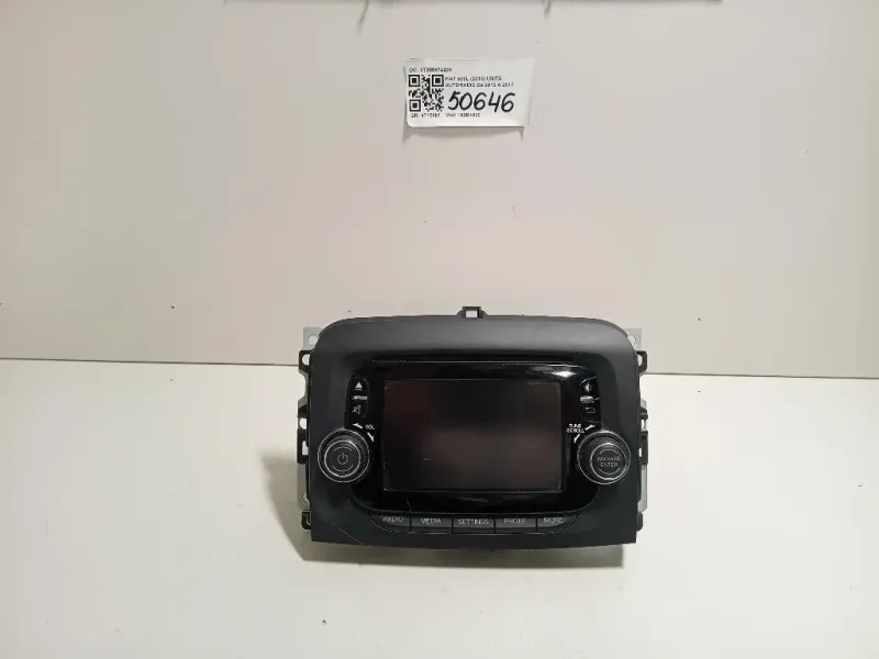Unità Autoradio 07355674420 Fiat 500L 2013