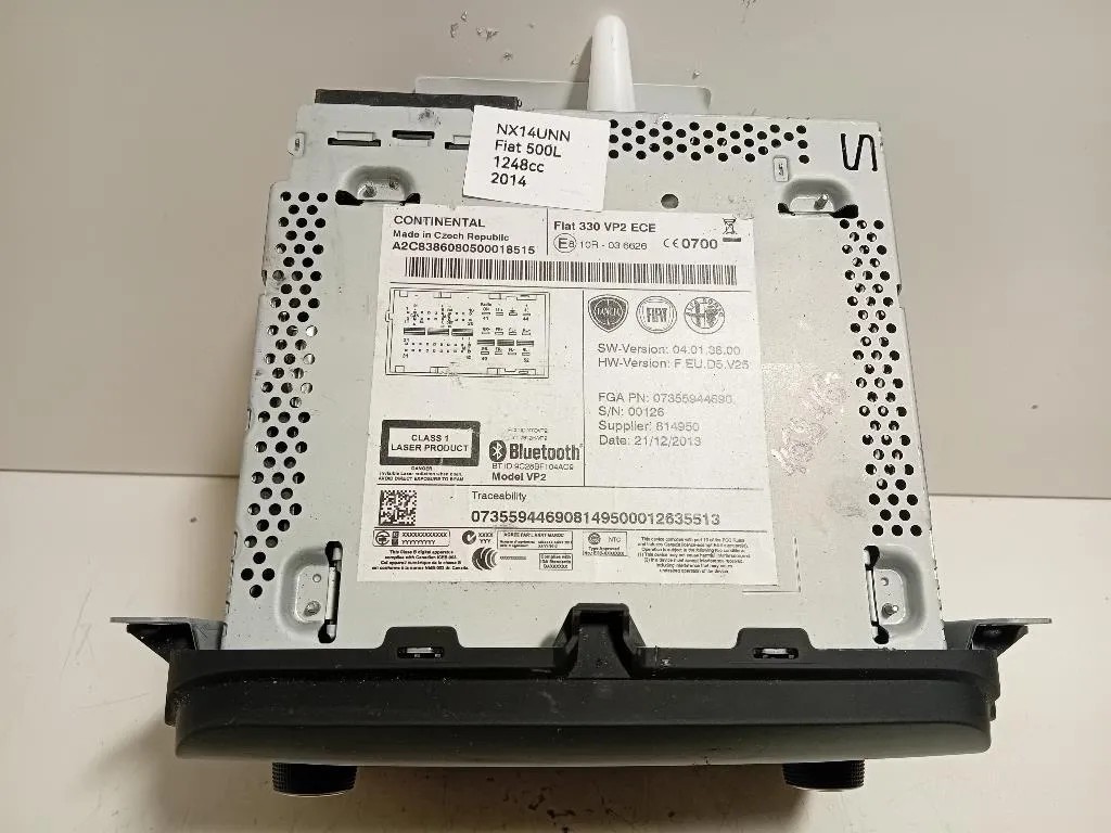 Unità Autoradio 07355944690 Fiat 500L 2013