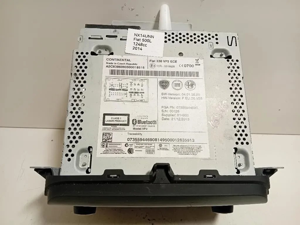 Unità Autoradio 07355944690 Fiat 500L 2013