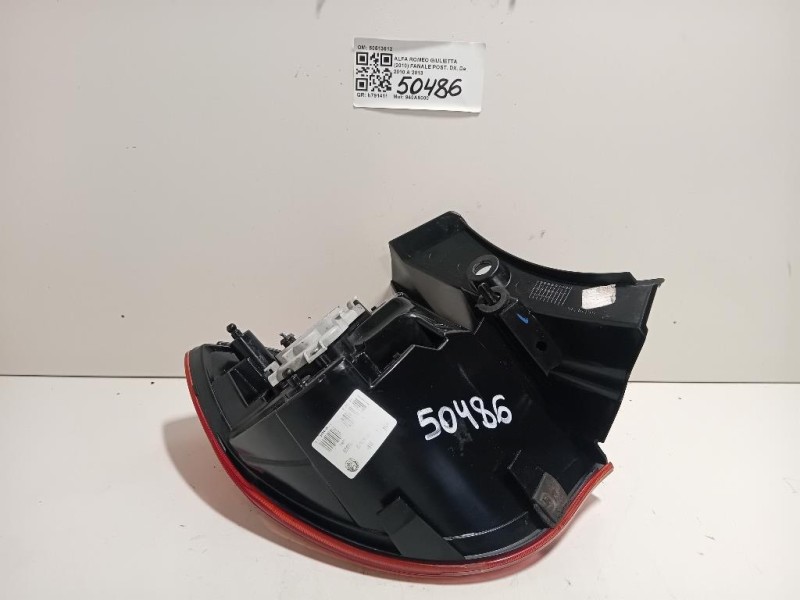 Fanale POST DX 50513612 Alfa Romeo Giulietta 2010