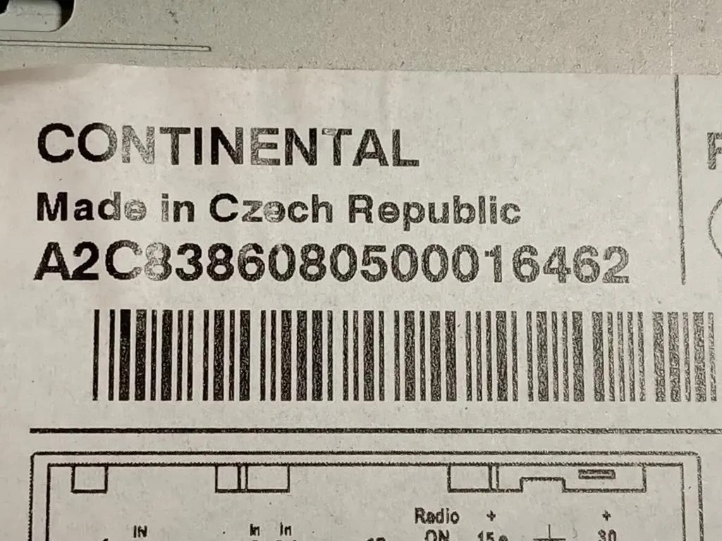 Unità Autoradio A2C8386080 Fiat 500L 2013