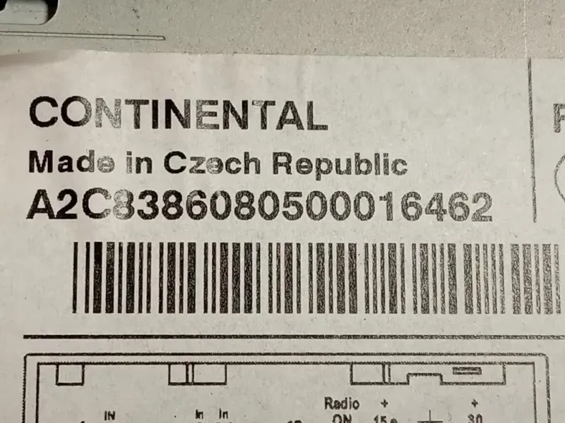 Unità Autoradio A2C8386080 Fiat 500L 2013