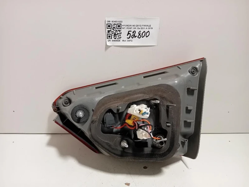 Fanale INT POST SX 92403-3ZO Hyundai I40 2012