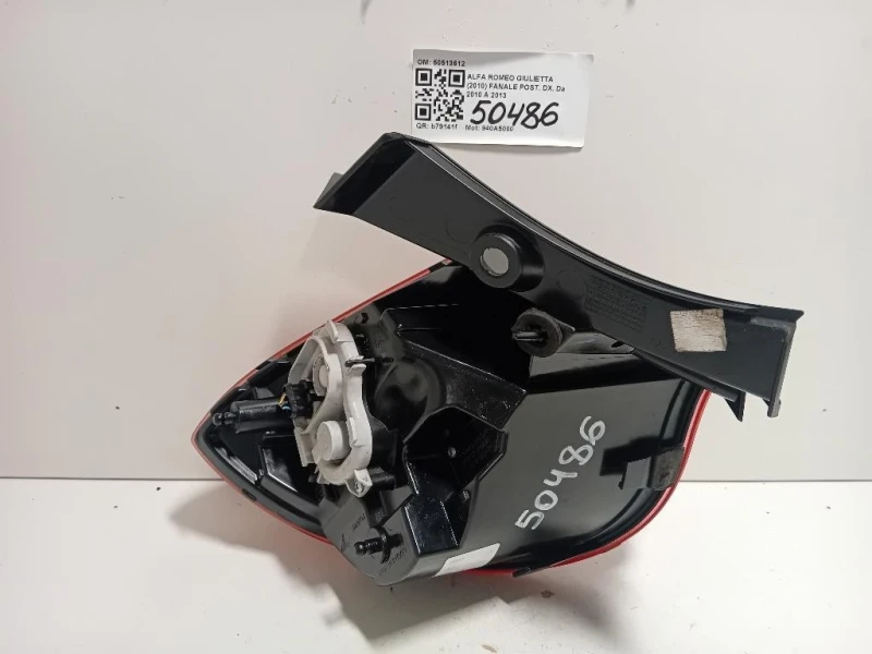 Fanale POST DX 50513612 Alfa Romeo Giulietta 2010