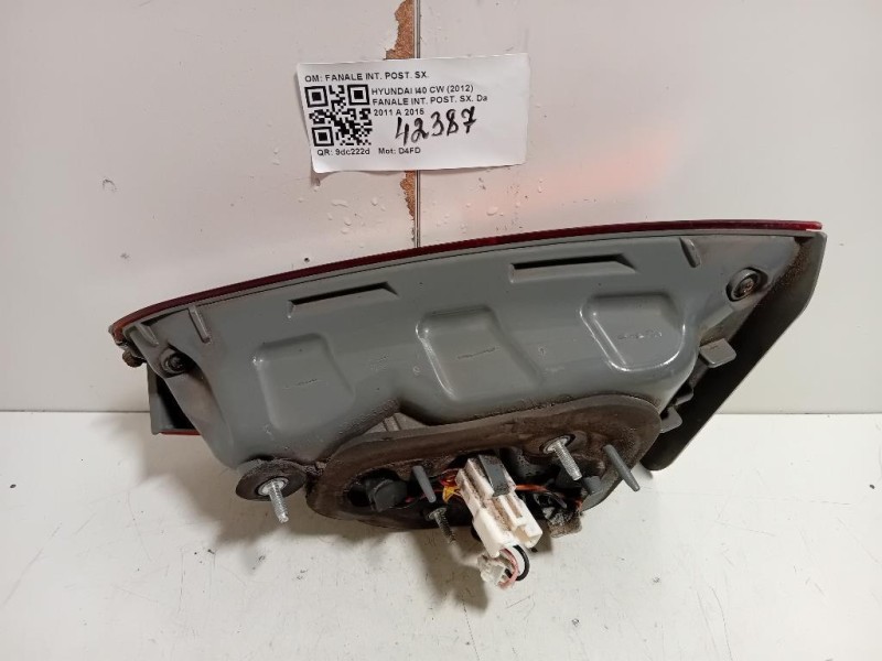 Fanale INT POST SX FANALE INT POST SX Hyundai I40 CW 2012
