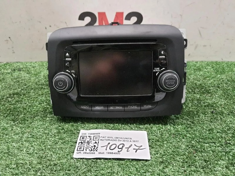 Unità Autoradio NO CODICE SBLOCCO 73559469 Fiat 500L 2013