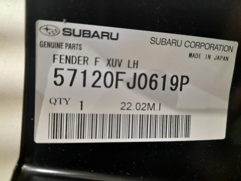 Parafango ANT SX 57120FJ069P Subaru XV I 2012