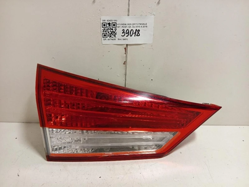 Fanale INT POST SX 92403-1K0 Hyundai IX20 2011