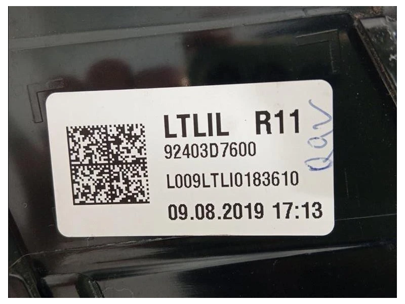 Fanale INT POST SX 92403D7600 Hyundai Tucson II 2018