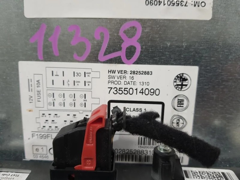 Unità Autoradio 7355014090 Fiat Punto EVO 2010