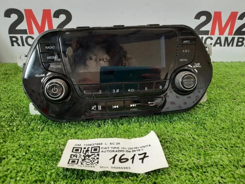 Unità Autoradio 735637868 Fiat TIPO II 2016