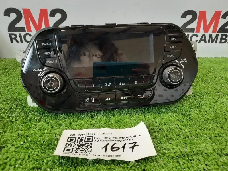 Unità Autoradio 735637868 Fiat TIPO II 2016
