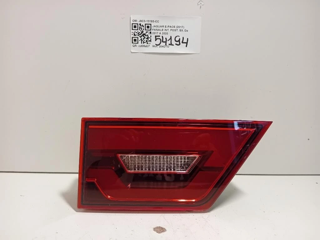 Fanale INT POST SX J9C3-13193-CC Jaguar E-pace 2017