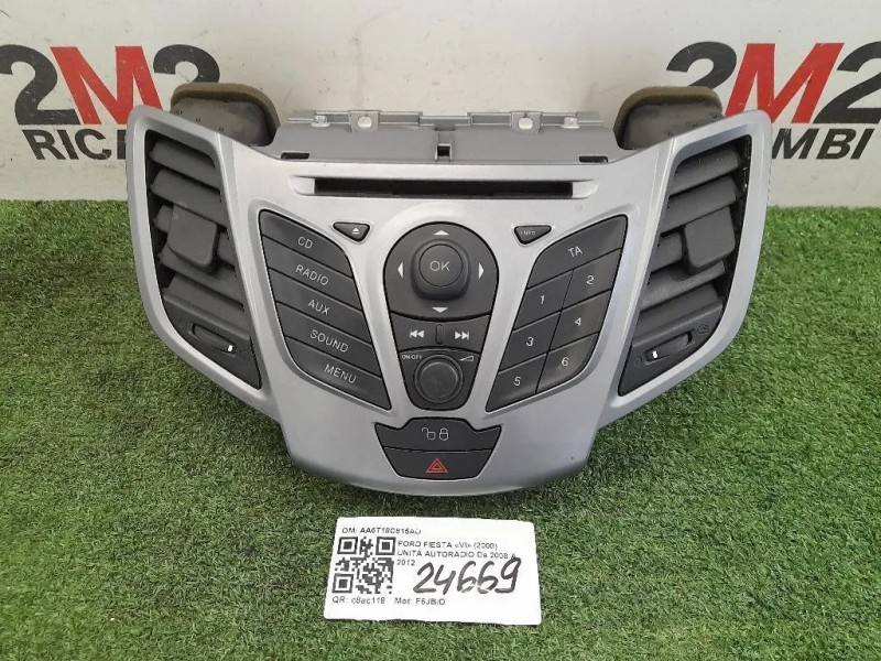 Unità Autoradio AA6T18C815AD Ford Fiesta VI 2008