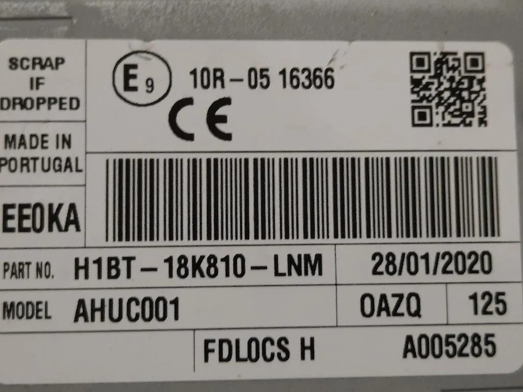 Unità Autoradio H1BT-18K810-LNM Ford Fiesta VI 2008