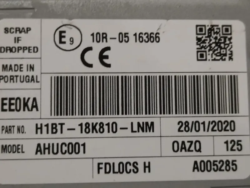 Unità Autoradio H1BT-18K810-LNM Ford Fiesta VI 2008